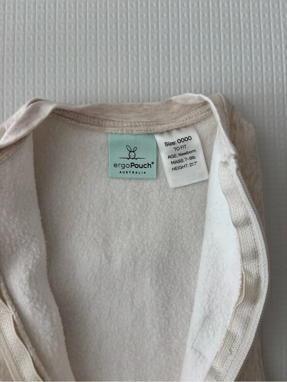 ergoPouch Baby Organic Cocoon Swaddle Wrap Sack 1.0 TOG Size Newborn